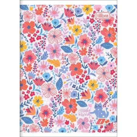 Foto ilustrativa Caderno Brochura Capa Flexível 1/4 D+ 96 Folhas