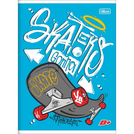 Foto ilustrativa Caderno Brochura Capa Flexível Universitário D+ 60 Folhas