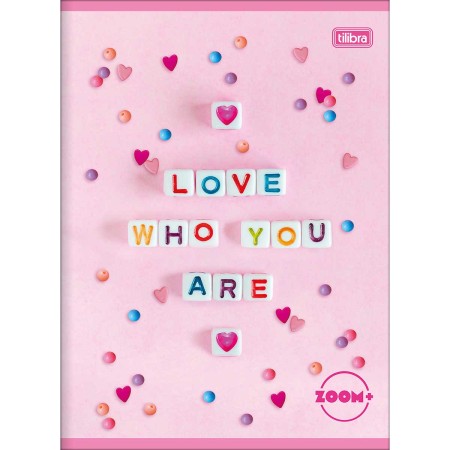 Foto ilustrativa Caderno Brochura Capa Flexível Universitário Zoom+ Feminino 60 Folhas