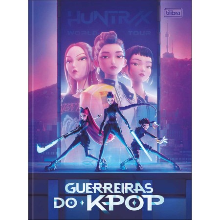 Caderno Brochura Universitário Guerreiras do K-Pop 80 Folhas
