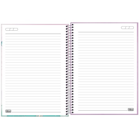 Foto ilustrativa Caderno Capa Dura Universitário 1 Matéria Princesas Fit 80 Folhas