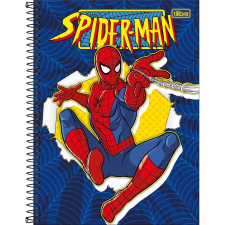 Foto ilustrativa Caderno Capa Dura Universitário 1 Matéria Spider- Man Fit 80 Folhas