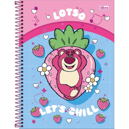 Foto ilustrativa Caderno Capa Dura Universitário 10 Matérias Lotso 160 Folhas