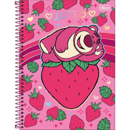 Foto ilustrativa Caderno Capa Dura Universitário 10 Matérias Lotso 160 Folhas