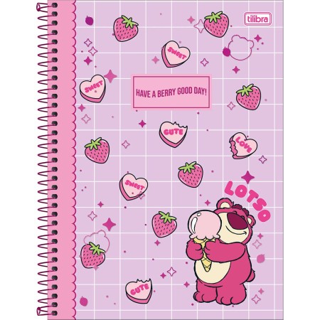Foto ilustrativa Caderno Capa Dura Universitário 10 Matérias Lotso 160 Folhas