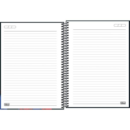 Foto ilustrativa Caderno Capa Dura Universitário 10 Matérias Spider-Man Fit 160 Folhas
