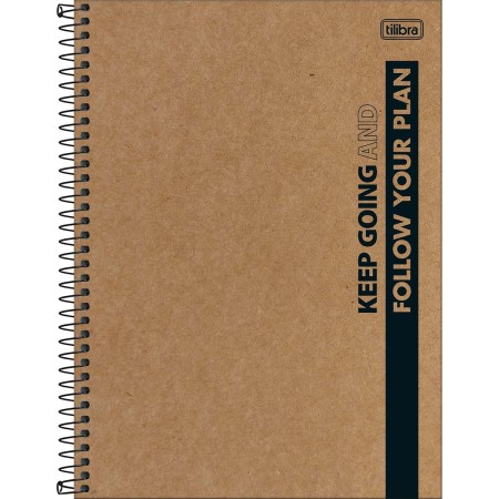 Foto ilustrativa Caderno Capa Dura Universitário Kraftwork 1 Matéria 80 Folhas