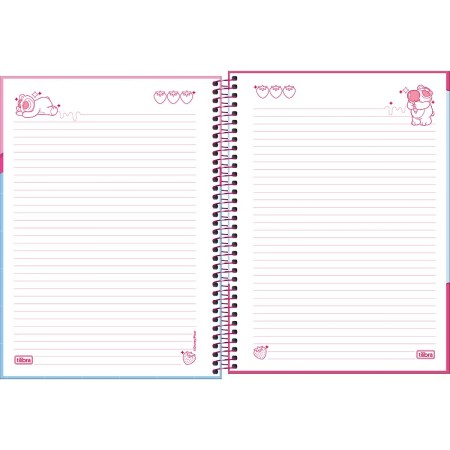 Foto ilustrativa Caderno Capa Dura Universitário Lotso 1 Matéria 80 Folhas