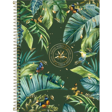 Foto ilustrativa Caderno Capa Dura Universitário Naturalis 1 Matéria 80 Folhas