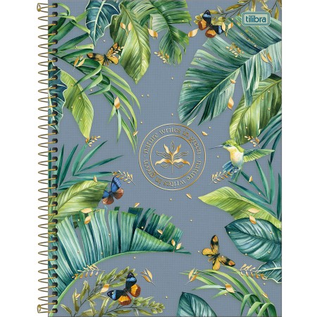 Foto ilustrativa Caderno Capa Dura Universitário Naturalis 1 Matéria 80 Folhas