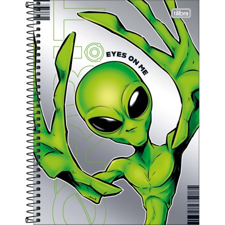 Foto ilustrativa Caderno Capa Dura Universitário Orbit 1 Matéria 80 Folhas