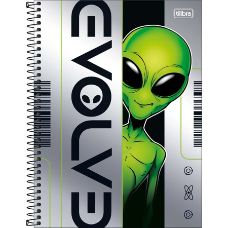 Foto ilustrativa Caderno Capa Dura Universitário Orbit 1 Matéria 80 Folhas