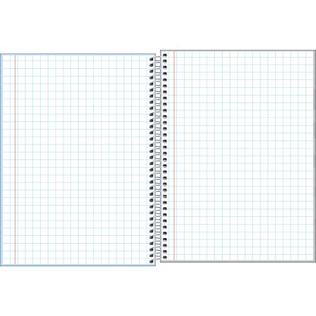 Foto ilustrativa Caderno Capa Dura Universitário Quadriculado 1x1 cm Zip Colors 80 Folhas