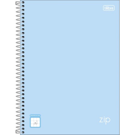 Foto ilustrativa Caderno Capa Dura Universitário Quadriculado 1x1 cm Zip Colors 80 Folhas