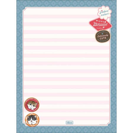 Foto ilustrativa Caderno Colado Papel de Carta Mofusand 48 Folhas