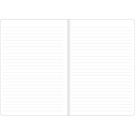 Foto ilustrativa Caderno Colegial Grampeado Flexível Happy 32 Folhas