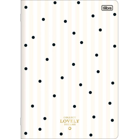 Foto ilustrativa Caderno Colegial Grampeado Flexível West Village 32 Folhas