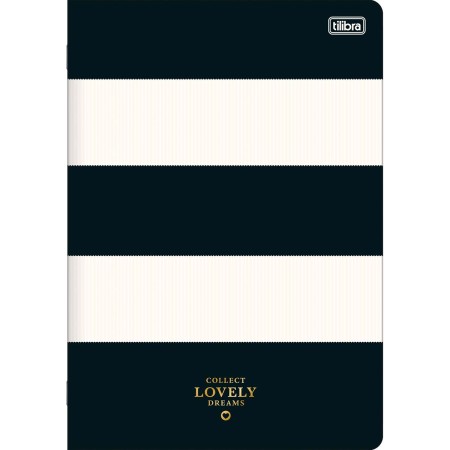 Foto ilustrativa Caderno Colegial Grampeado Flexível West Village 32 Folhas