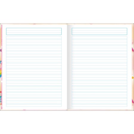 Foto ilustrativa Caderno de Caligrafia Brochura Capa Dura Blink 40 Folhas