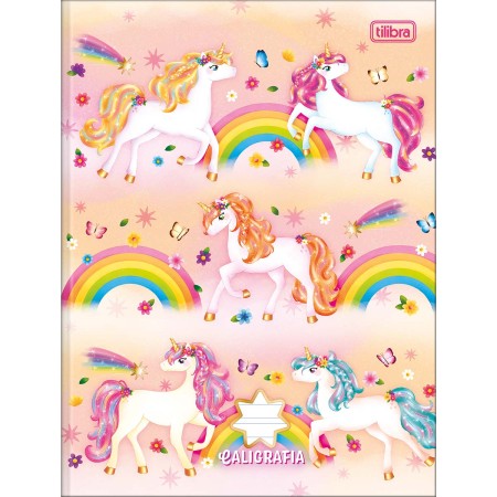 Foto ilustrativa Caderno de Caligrafia Brochura Capa Dura Blink 40 Folhas