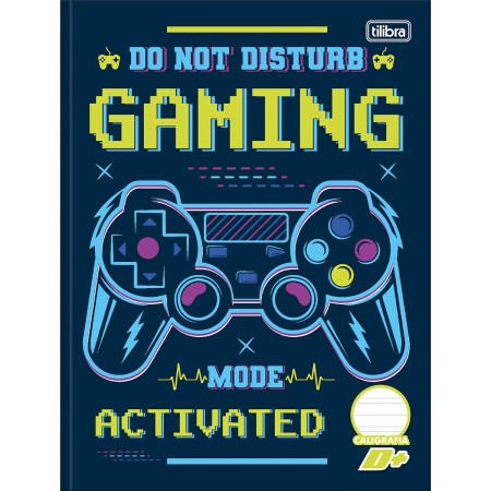 Foto ilustrativa Caderno de Caligrafia Brochura Capa Dura D+ 40 Folhas