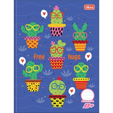 Foto ilustrativa Caderno de Caligrafia Brochura Capa Dura D+ 40 Folhas