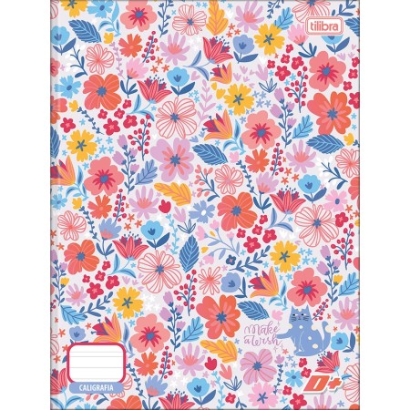 Foto ilustrativa Caderno de Caligrafia Brochura Capa Dura D+ 40 Folhas