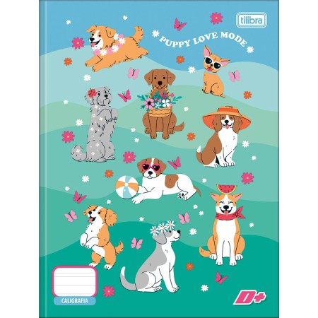 Foto ilustrativa Caderno de Caligrafia Brochura Capa Dura D+ 40 Folhas