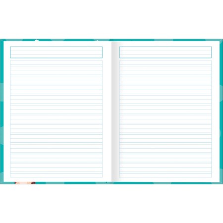 Foto ilustrativa Caderno de Caligrafia Brochura Capa Dura Holly 40 Folhas