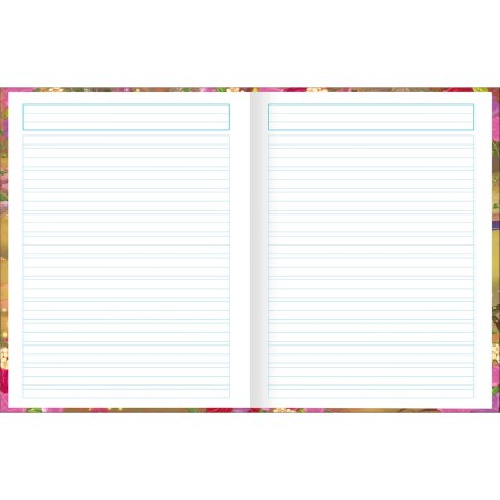 Foto ilustrativa Caderno de Caligrafia Brochura Capa Dura Princesas 40 Folhas