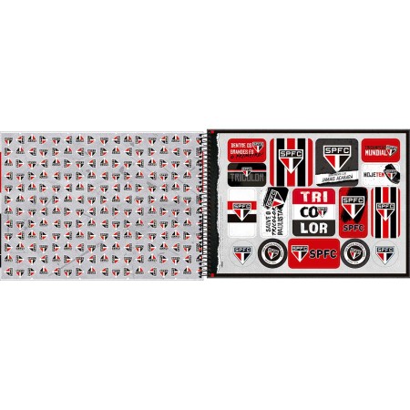 Foto ilustrativa Caderno de Cartografia e Desenho Espiral Capa Dura São Paulo  80 Folhas