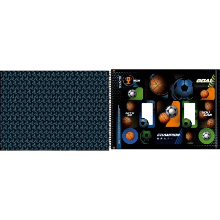 Foto ilustrativa Caderno de Cartografia e Desenho Espiral Capa Dura Score 80 Folhas