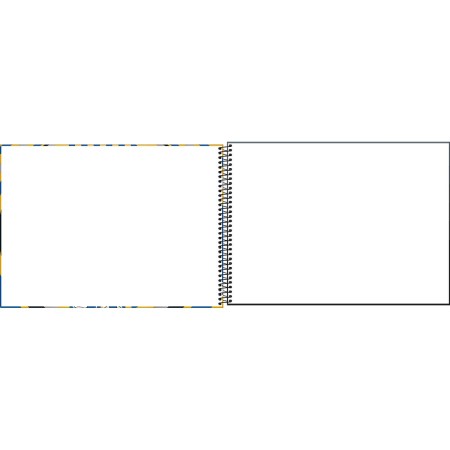 Foto ilustrativa Caderno de Cartografia e Desenho Espiral Capa Dura Sonic 80 Folhas