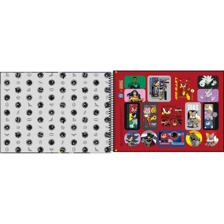 Foto ilustrativa Caderno de Cartografia e Desenho Espiral Capa Dura Sonic DC 80 Folhas