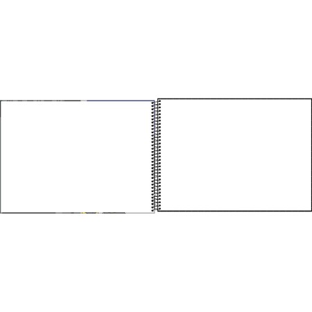Foto ilustrativa Caderno de Cartografia e Desenho Espiral Capa Dura Sonic DC 80 Folhas