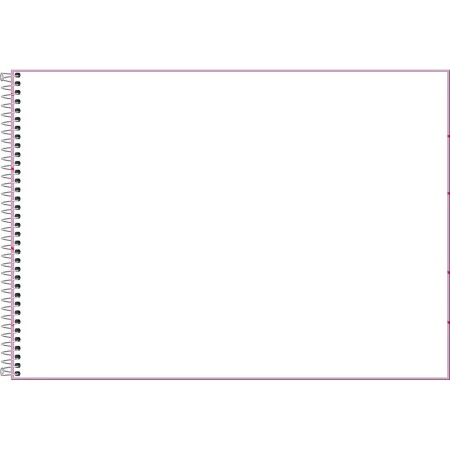Foto ilustrativa Caderno de Cartografia e Desenho Espiral Capa Dura Zoom+ Feminino 96 Folhas