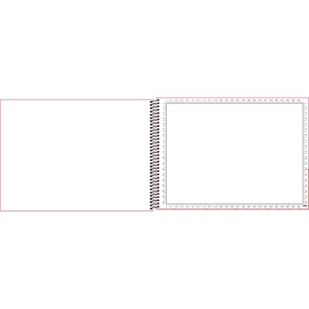 Foto ilustrativa Caderno de Cartografia e Desenho Milimetrado Espiral Capa Dura Milimetrado Bold One Feminino 80 Folhas