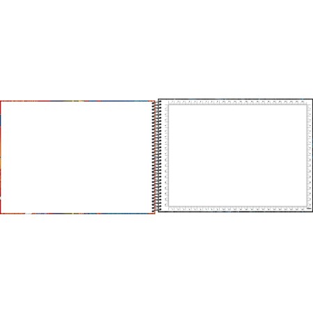 Foto ilustrativa Caderno de Cartografia e Desenho Milimetrado Espiral Capa Dura Spider-Man 80 Folhas