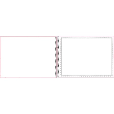 Foto ilustrativa Caderno de Cartografia e Desenho Milimetrado Espiral Capa Dura Zoom+ Feminino 96 Folhas