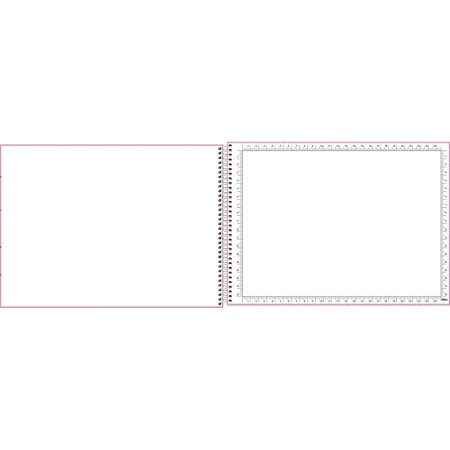 Foto ilustrativa Caderno de Cartografia e Desenho Milimetrado Espiral Capa Dura Zoom+ Feminino 96 Folhas