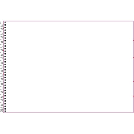 Foto ilustrativa Caderno de Cartografia e Desenho Milimetrado Espiral Capa Dura Zoom+ Feminino 96 Folhas