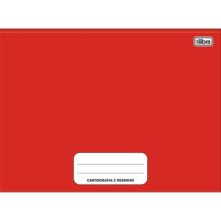 Foto ilustrativa Caderno de Desenho Universitário Brochura ao Alto Capa Dura Pepper Cores 80 Folhas