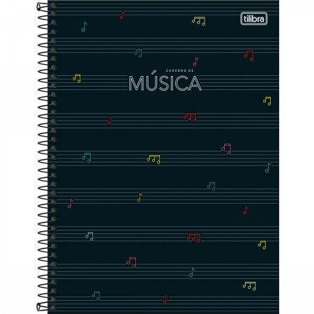 Caderno Espiral Capa Dura Universitário 1 Matéria Luluca 80 Folhas