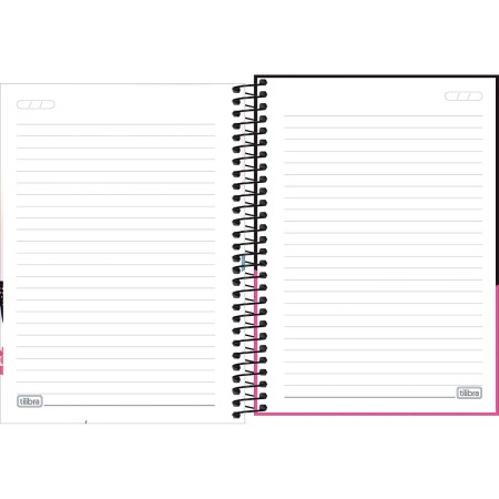 Foto ilustrativa Caderno Espiral Capa Dura 1/4 Bloom 80 Folhas