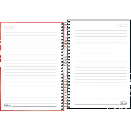 Foto ilustrativa Caderno Espiral Capa Dura 1/4 Coca-Cola 80 Folhas