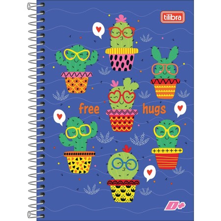 Foto ilustrativa Caderno Espiral Capa Dura 1/4 D+ Feminino 200 Folhas