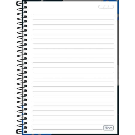 Foto ilustrativa Caderno Espiral Capa Dura 1/4 D+ Masculino 200 Folhas