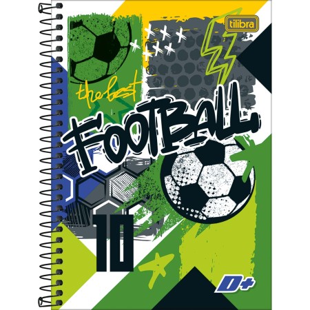 Foto ilustrativa Caderno Espiral Capa Dura 1/4 D+ Masculino 96 Folhas