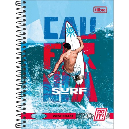 Foto ilustrativa Caderno Espiral Capa Dura 1/4 Do It! 80 Folhas