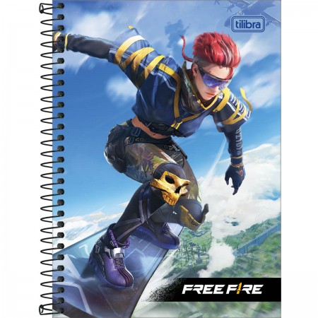 Caderno Personalizado A4 no Tema Free Fire